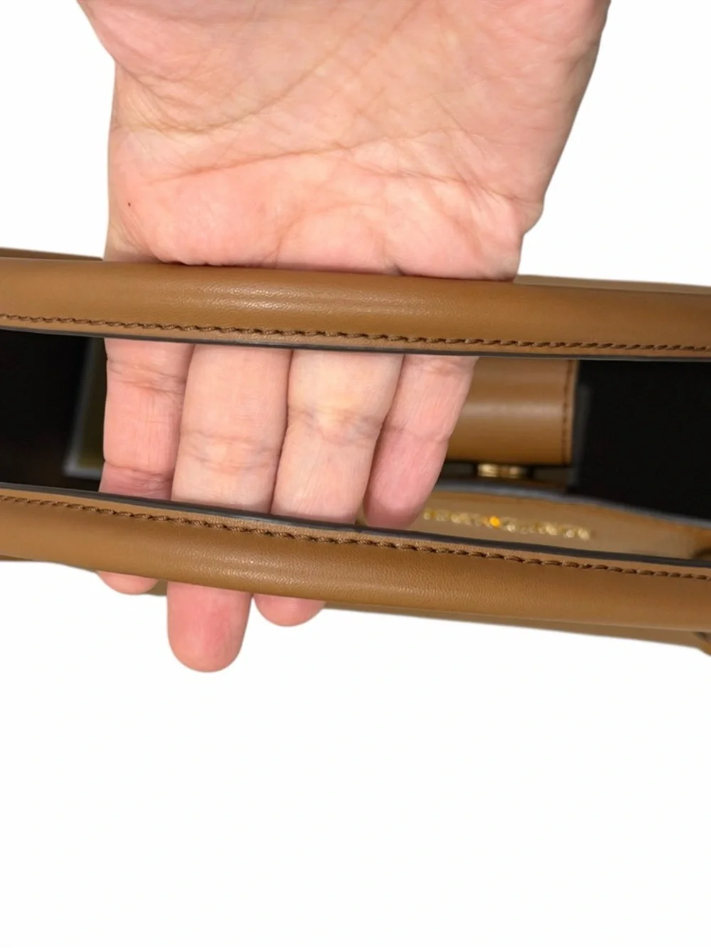 Michael Kors Large Leather Tote  with Strap + Pouch Set - Picture 12 of 16